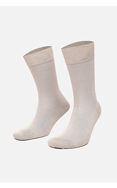 Aytuğ Erkek Modal Tekli Soket Çorap Bej