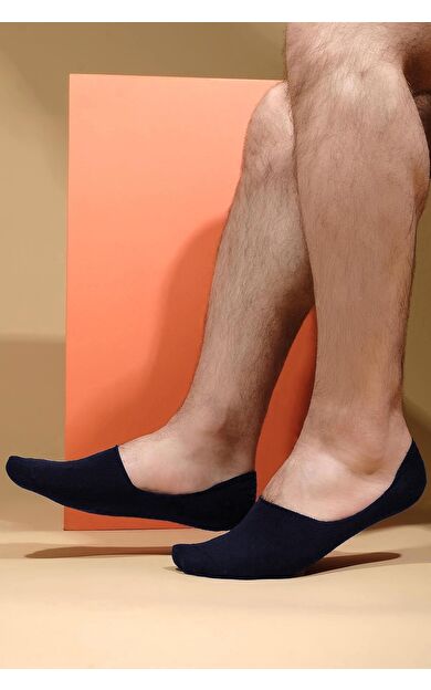 Aytuğ Erkek Pamuklu Tekli Babet Çorap Lacivert
