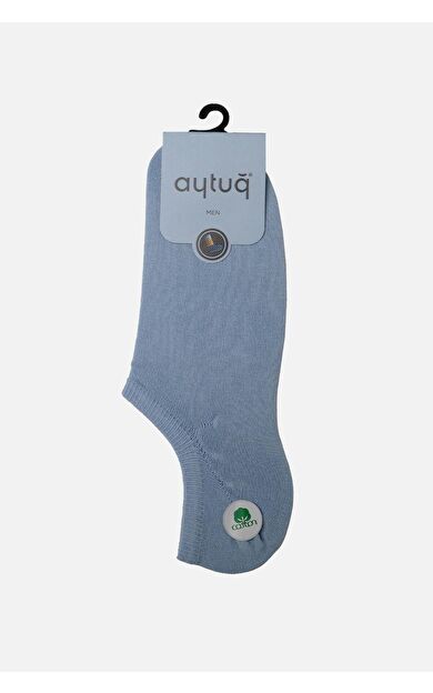 Aytuğ Erkek Pamuklu Tekli No Show Çorap Mavi