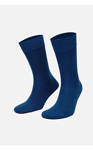 Aytuğ Erkek Pamuklu Tekli Soket Çorap Saks