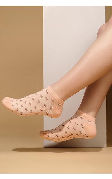 Aytuğ Kadın Bambu Tekli Patik Çorap Somon
