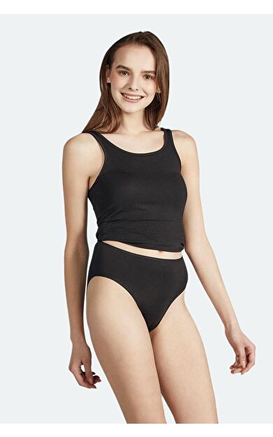 Aytuğ Kadın MODAL REGULAR FİT Askılı Atlet Siyah