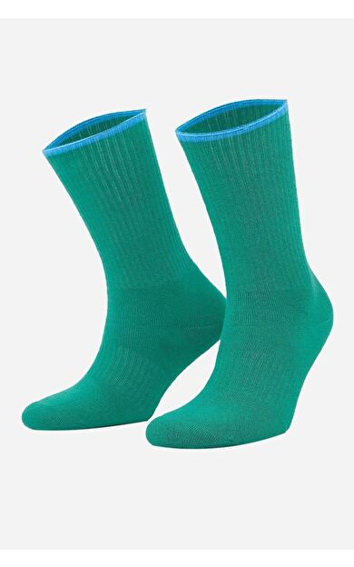 Aytuğ Kadın Pamuklu Tekli Havlu Soket Çorap Yeşil