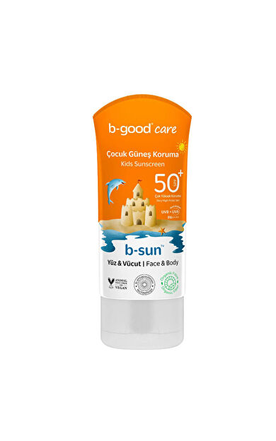 b-good b-sun SPF 50+ Çocuk Yüz ve  Vücut Güneş Koruma 150 ml