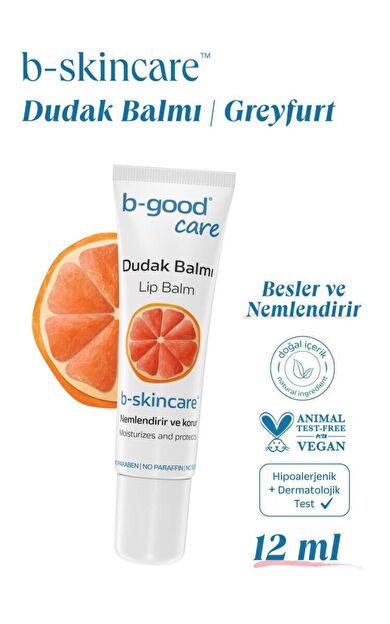 B-good Nemlendirici Dudak Balmı Greyfurt 12 ml