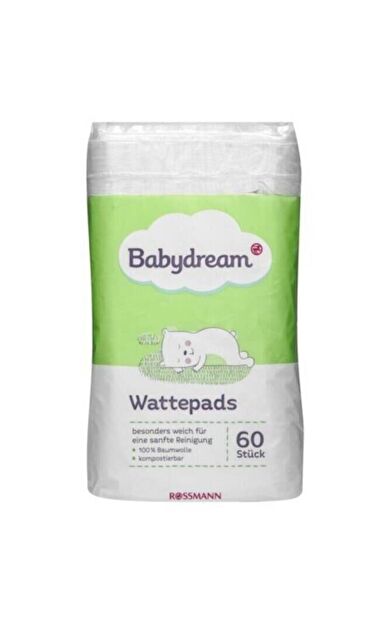 Vegan Bebek Temizleme Pamuğu 60 Adet