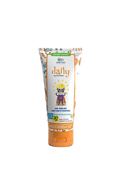 Babyton Bebek ve Çocuklar İçin Günlük Güneş Koruyucu Krem SPF30+ 100 ml