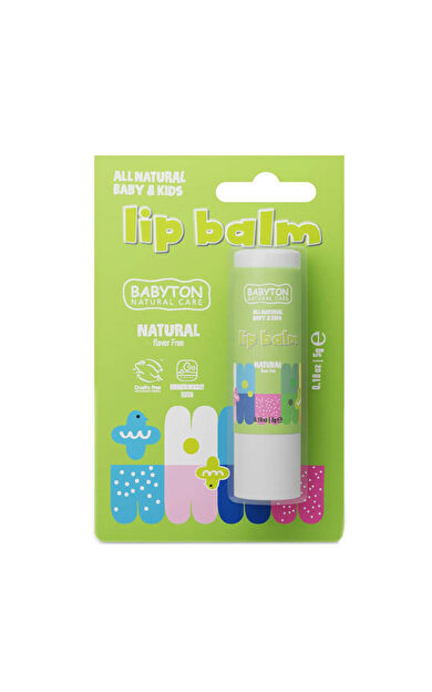 Babyton Doğal Dudak Koruyucu Bitkisel Lipbalm Naturel 5 gr