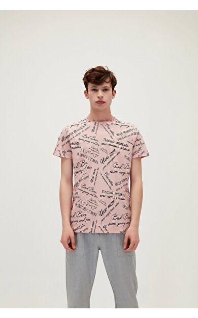 Bad Bear 21.01.07.031-C39 Language Tee Erkek T-Shirt