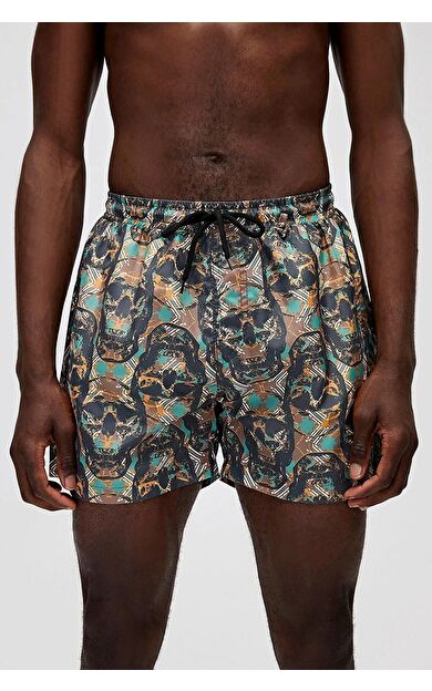 Bad Bear 21.01.09.008-C70 Skullex Erkek Deniz Şortu