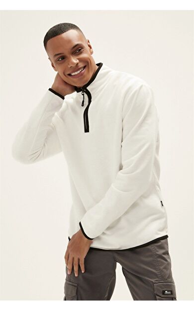 Bad Bear 21.02.12.029-C04 Backup Half-Zip Erkek Sweatshirt