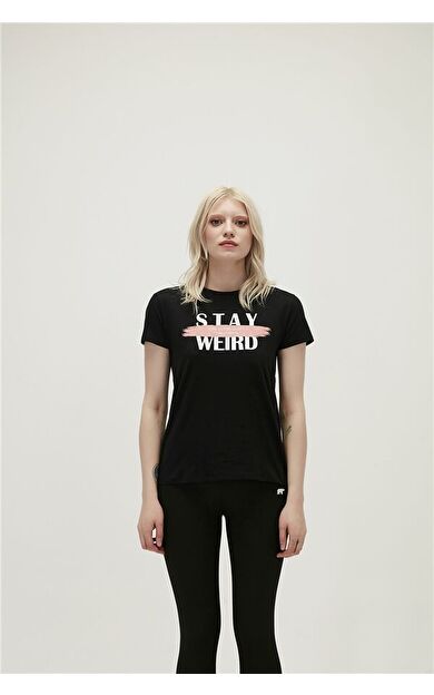 Bad Bear 21.03.07.008-C01 Stay Weird Tee Kadın T-Shirt