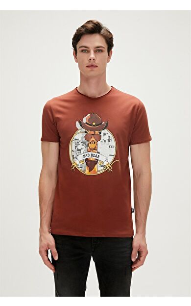 Bad Bear 23.01.07.036-C122 Giraffe Erkek T-Shirt