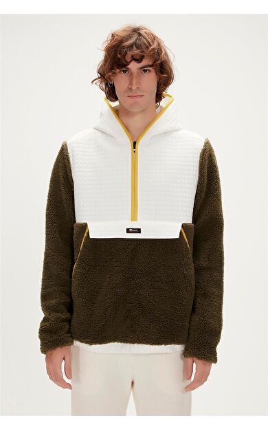 Bad Bear 23.02.29.007-C70 Leonard Half-Zip Erkek Peluş Polar