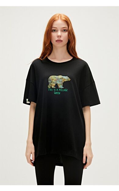 Bad Bear 23.03.07.001-C01 Re-Finger Kadın T-Shirt