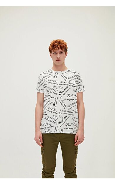 Bad Bear 21.01.07.031-C04 Language Erkek T-Shirt