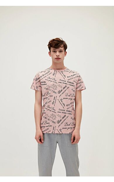 Bad Bear 21.01.07.031-C39 Language Tee Erkek T-Shirt