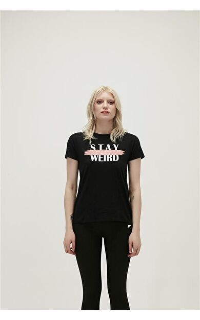Bad Bear 21.03.07.008-C01 Stay Weird Tee Kadın T-Shirt