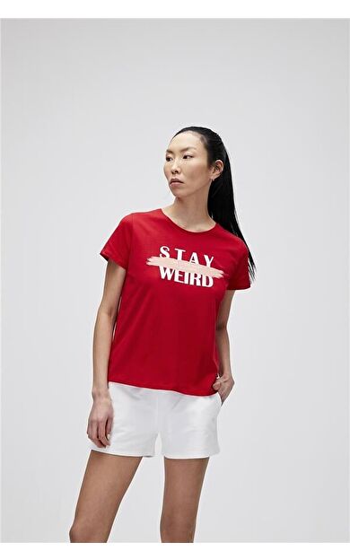 Bad Bear 21.03.07.008-C54 Stay Weird Tee Kadın T-Shirt
