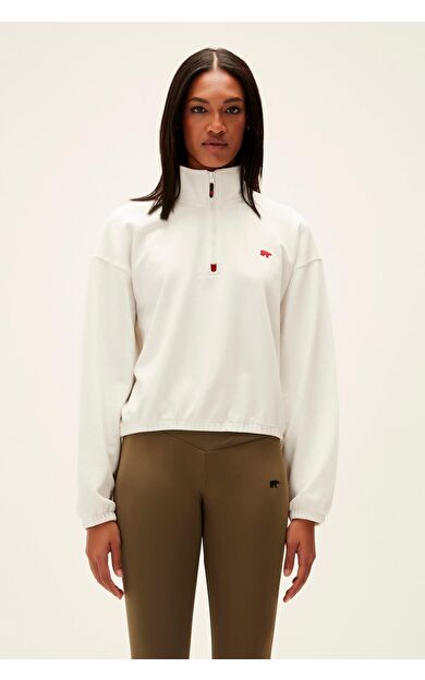 Bad Bear 22.04.12.004-C04 Scarlette Half Zip Kadın Sweatshirt