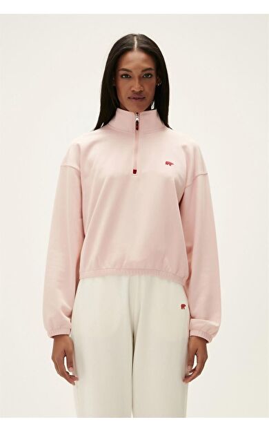 Bad Bear 22.04.12.004-C39 Scarlette Half Zip Kadın Sweatshirt