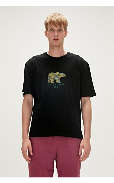 Bad Bear 23.01.07.007-C01 Re-Finger Erkek T-Shirt