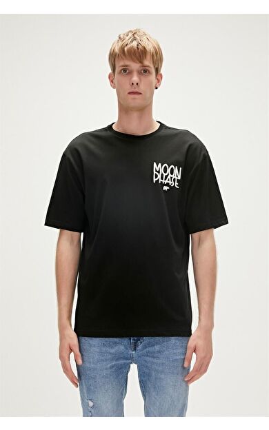 Bad Bear 23.01.07.030-C01 Moon Phase Erkek T-Shirt