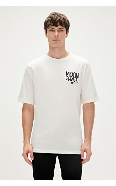 Bad Bear 23.01.07.030-C04 Moon Phase Erkek T-Shirt