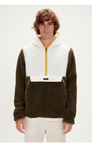 Bad Bear 23.02.29.007-C70 Leonard Half-Zip Erkek Peluş Polar
