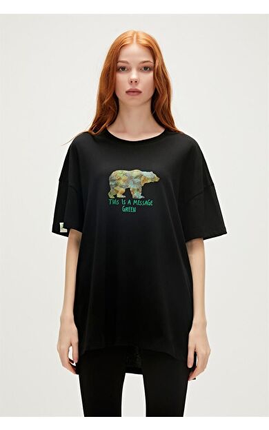 Bad Bear 23.03.07.001-C01 Re-Finger Kadın T-Shirt