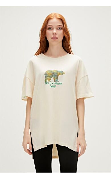 Bad Bear 23.03.07.001-C108 Re-Finger Kadın T-Shirt