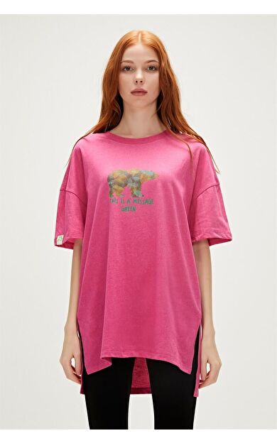 Bad Bear 23.03.07.001-C124 Re-Finger Kadın T-Shirt