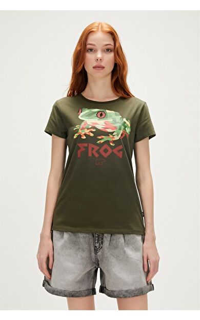 Bad Bear 23.03.07.005-C70 Frog Kadın T-Shirt
