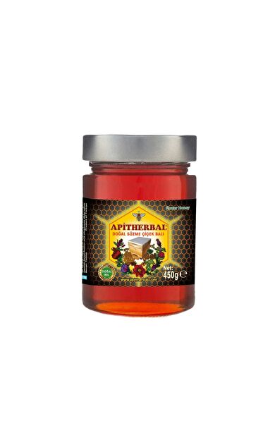Apitherbal Doğal Süzme Çiçek Balı 450 g