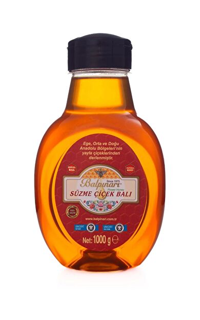 Balpınarı Süzme Çiçek Balı 1 Kg (Pet Matara/Teneke)