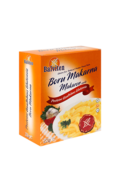 BALVİTEN Proteini Azaltılmış  Glutensiz Boru Makarna 250g