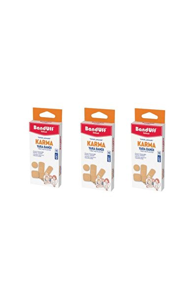 Banduff 10'Lu Karma Yara Bandı 3 Paket