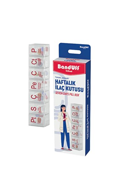Banduff Haftalık Ilaç Saklama Kutusu