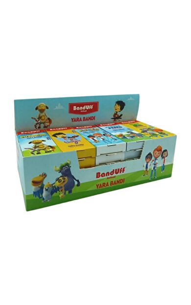Banduff Lisanslı Çocuk Yara Bandı Paketi 10 Lu X 25 Paket