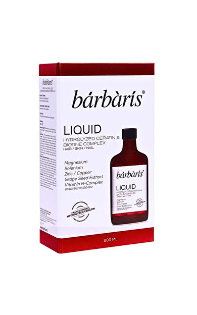 Barbaris Liquid Hidrolize Keratin ve Biotin İçeren Kompleks 200 ml