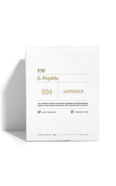 Barulab 530 S-Peptide Ampoule Yaşlanma Karşıtı Peptit Ampülü 2 ml x 30 Adet