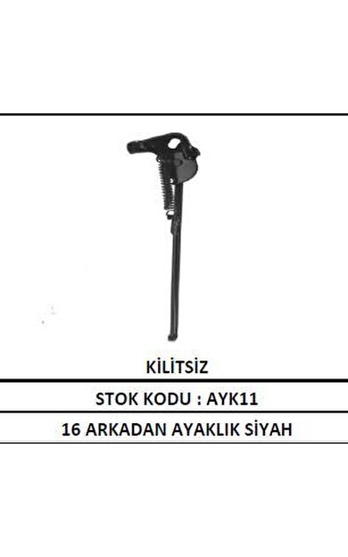 ARKA AYAK 16'' JANT SİYAH MODEL ÇOCUK BİSİKLETİ PARK AYAK