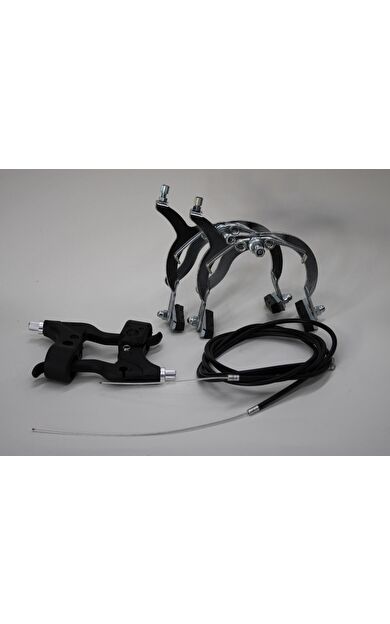 BİSİKLET MENGENE FREN TAKIMI BMX KROM KOMPLE SET