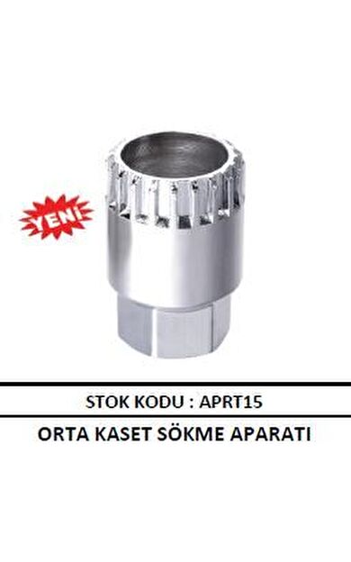 BİSİKLET ORTA KASET GÖBEK SÖKME APARATI ANAHTARI SİYAH RENK 2021