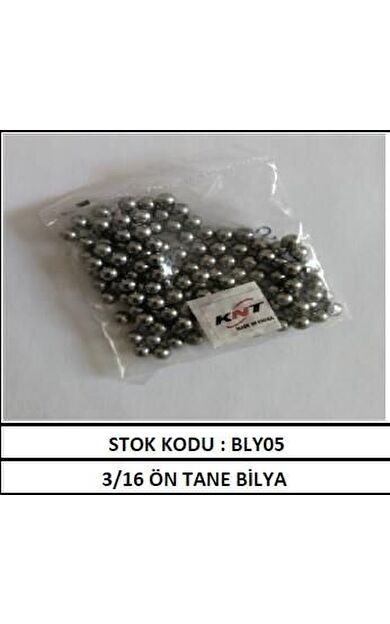 KNT BİSİKLET ÖN TEKER BİLYASI 11 GROSO 3/16 ÖN TANE BİLYA 144'LÜ