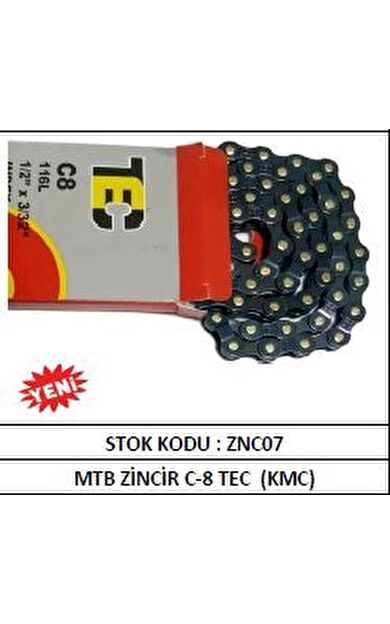 Mtb Zincir C-30 Tec (KMC) MTB BİSİKLET ZİNCİRİ VİTESLİ