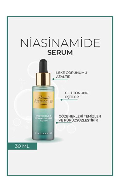 Beaute Attendue Niasinamide Cilt Bariyeri Güçlendirici Giderici Serum