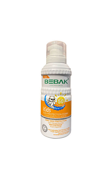 Bebak Bebek Spf50+ Yüksek Korumalı Güneş Köpüğü 150 ml