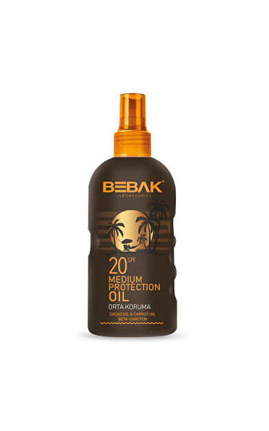 Bebak Spf20+ Etkili Bronzlaştırıcı Yağ 150 ml
