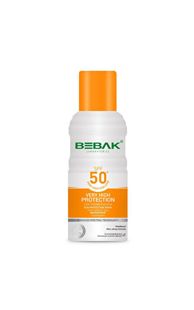 Bebak Spf50+ Yüksek Koruma Etkili Güneş Koruyucu Sprey 150 ml